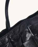 L-0011 Woven Leather Tote Bag Timeless Elegance in Versatile Hues