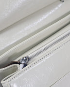 L-0003 Luxury Patent Leather Top Handle Bag Timeless Elegance in Rich Hues
