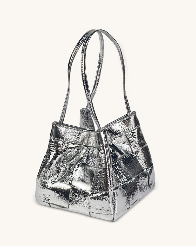 L-0011 Woven Leather Tote Bag Timeless Elegance in Versatile Hues