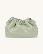 L-0010 Ruched Leather Shoulder Bag: Elevate Your Style with Versatile Hues
