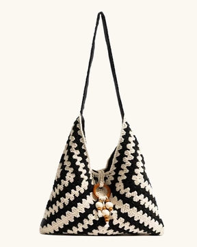 L-0024 Bohemian Woven Tote Bag Artisanal Style for Every Occasion
