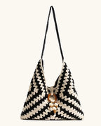 L-0024 Bohemian Woven Tote Bag Artisanal Style for Every Occasion