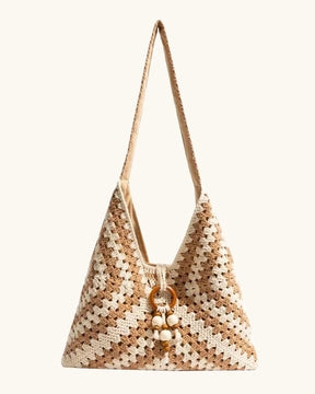 L-0024 Bohemian Woven Tote Bag Artisanal Style for Every Occasion