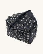 L-0007 Studded Leather Crossbody Bag
