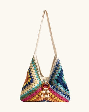 L-0024 Bohemian Woven Tote Bag Artisanal Style for Every Occasion