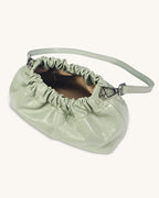 L-0010 Ruched Leather Shoulder Bag: Elevate Your Style with Versatile Hues