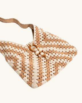 L-0024 Bohemian Woven Tote Bag Artisanal Style for Every Occasion