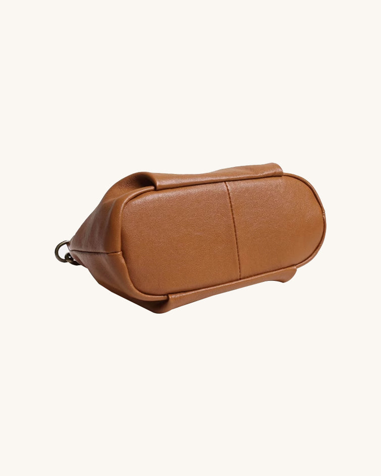 L-0017 Leather Top-Handle Crossbody Bag Versatile Styles for Every Look