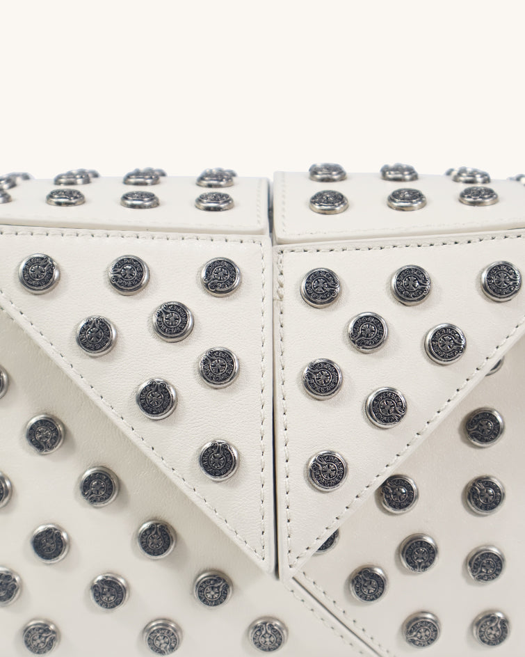 L-0007 Studded Leather Crossbody Bag