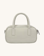 L-0004 Black Patent Leather Mini Top-Handle Bag