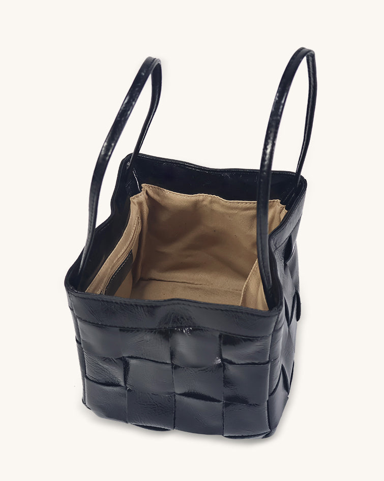 L-0011 Woven Leather Tote Bag Timeless Elegance in Versatile Hues