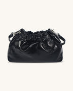 L-0010 Ruched Leather Shoulder Bag: Elevate Your Style with Versatile Hues